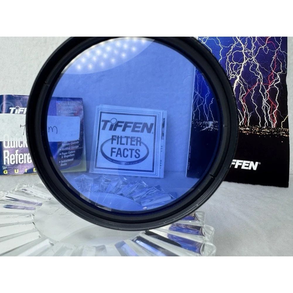 Tiffen 72mm 80A Color Conversion Camera Lens‎ Filter 7280A With Vintage Manuals
